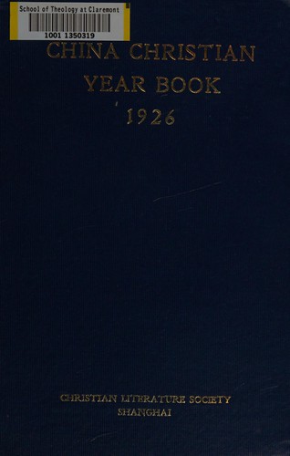 The China Christian year book