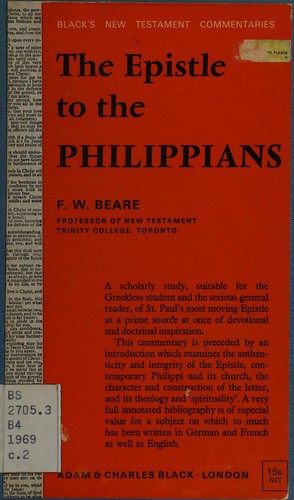 A commentary on the Epistle to the Philippians