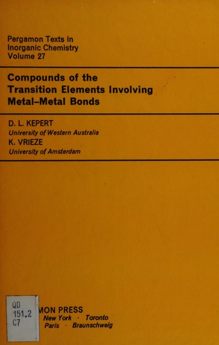 Compounds of the transition elements involving metal-metal bonds