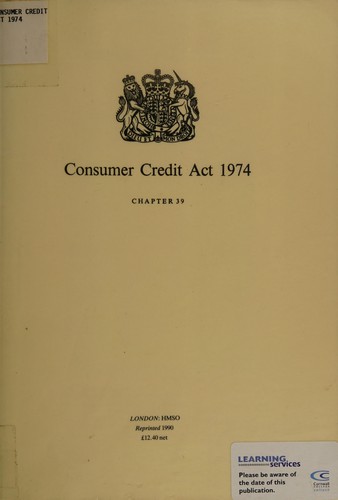 Consumer Credit Act 1974