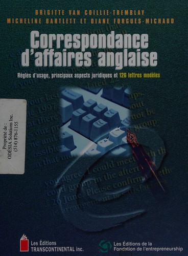Correspondance d'affaires anglaise