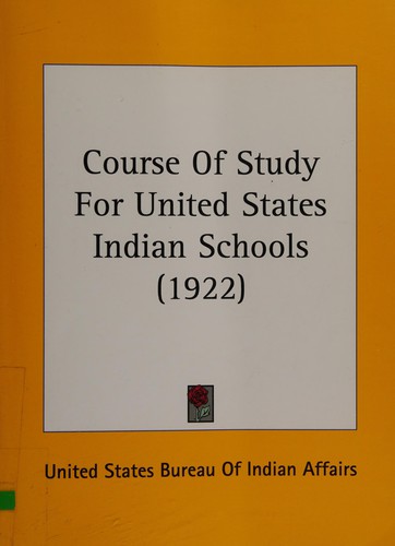 Course of study for United States Indian schools