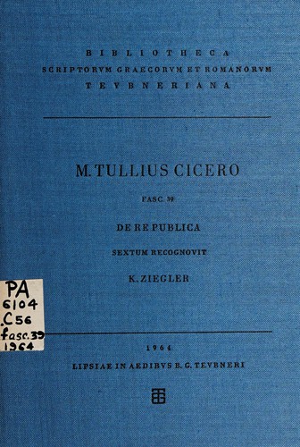 De re publica librorum sex quae manserunt
