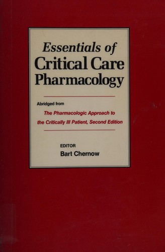 Essentials of critical care pharmacology
