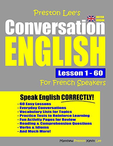 Preston Lee's Conversation English For French Speakers Lesson 1 - 60