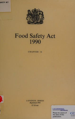 Food Safety Act 1990