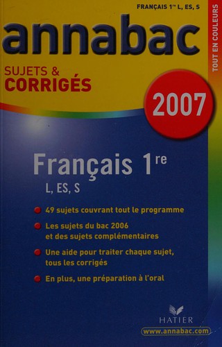 Français 1re, séries générales L, ES, S