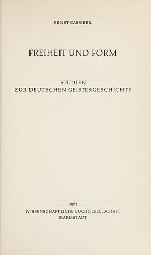 Freiheit und Form