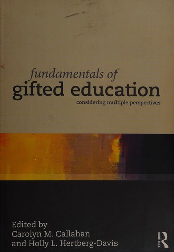 Fundamentals of gifted education