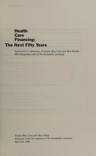Health Care Financing