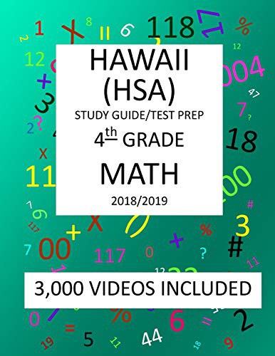 4th Grade HAWAII HSA, 2019 MATH, Test Prep :