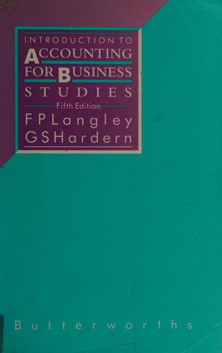 Introduction to accounting for business studies