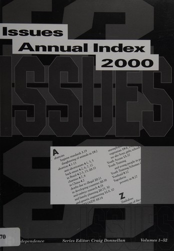 Issues Annual Index 2000