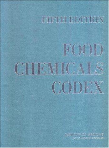 Food Chemicals Codex