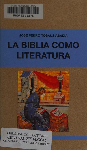 La Biblia como literatura