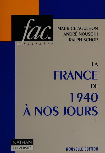 La France de 1940 à nos jours
