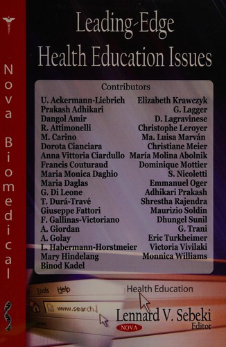 Leading-edge health education issues