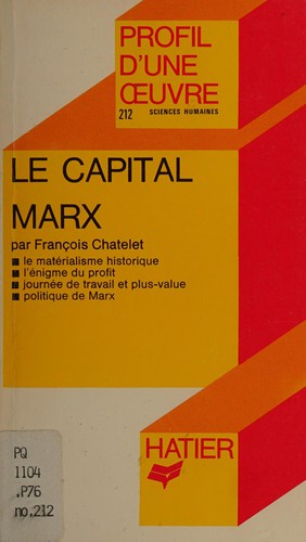 "Le Capital", livre 1, Marx