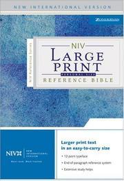 NIV Large Print Reference Bible
