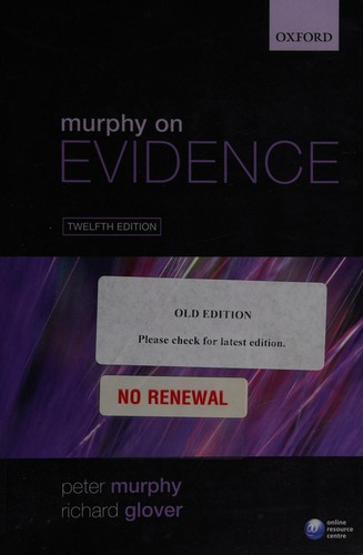 Murphy on evidence