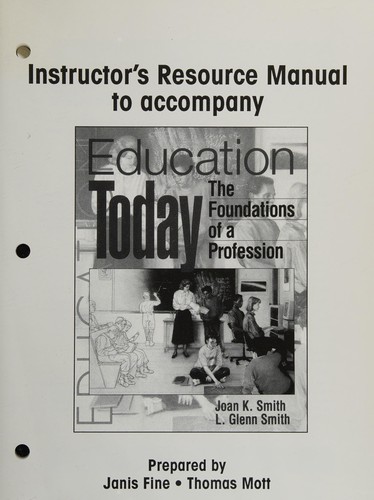 Instructor's resource manual to accompany Education today