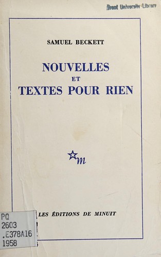 Nouvelles et Textes pour rien