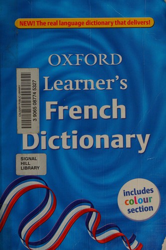 Oxford learner's French dictionary
