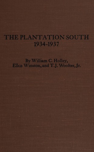 Plantation South ((Research Monograph Ser.; Vol. 22))
