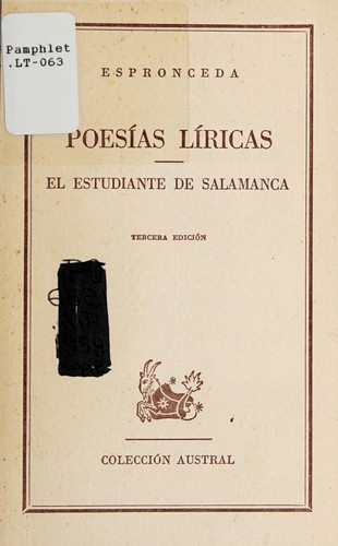 Poesias liricas