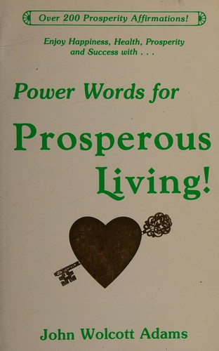Power words for prosperous living!