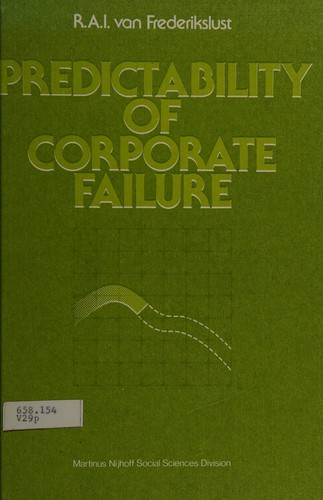 Predictability of corporate failure