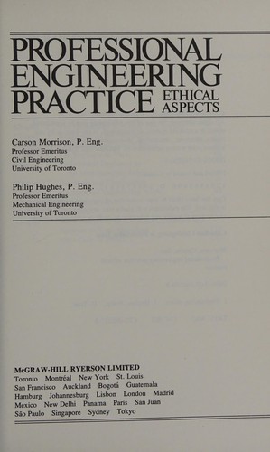 Professional engineering practice