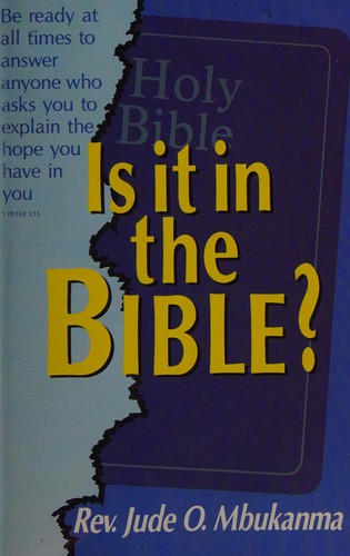 Is it in the Bible?