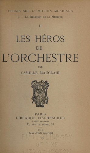 Les héros de l'orchestre