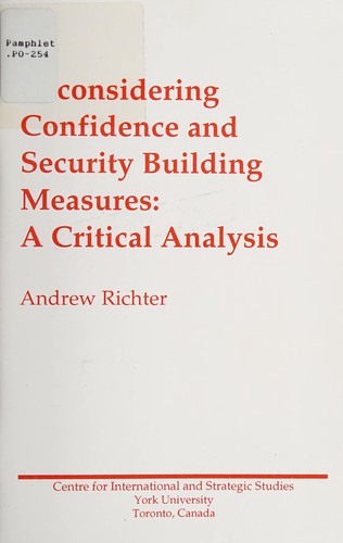 Reconsidering Confidence and Security Building Measures