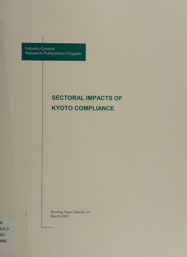 Sectoral impacts of Kyoto compliance =