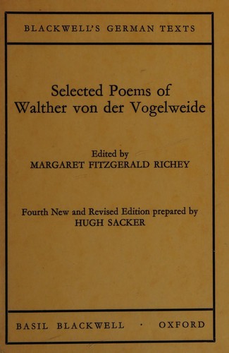 Selected Poems of Walther von der Vogelweide
