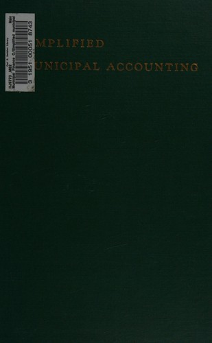 Manual of simplified accounting procedures for small Illinois municipalities