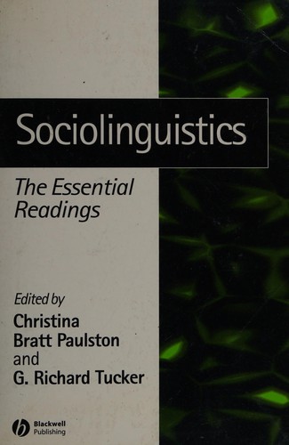 Sociolinguistics