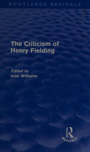Criticism of Henry Fielding