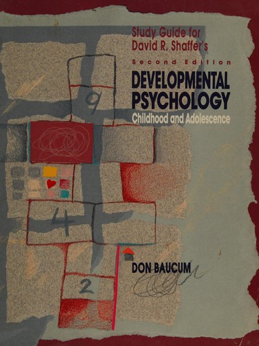 Study guide for Shaffer's developmental psychology