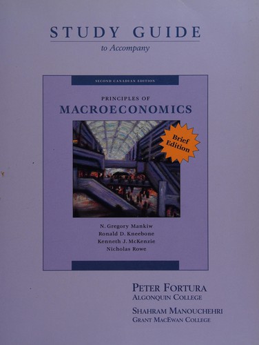 Study Guide to Accompany 'Principles of Macroeconomics'