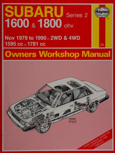 Subaru 1600 and 1800, 1979-90 Owner's Workshop Manual