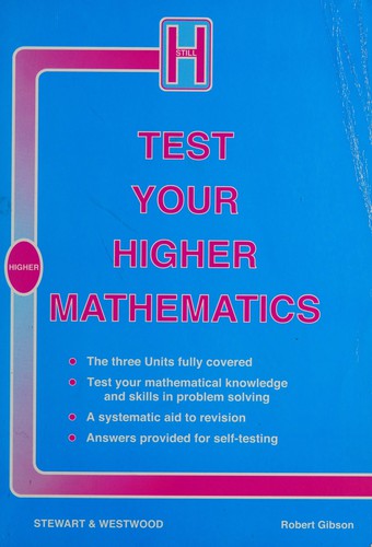 Test your higher mathematics