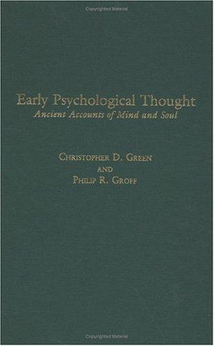 Early psychological thought