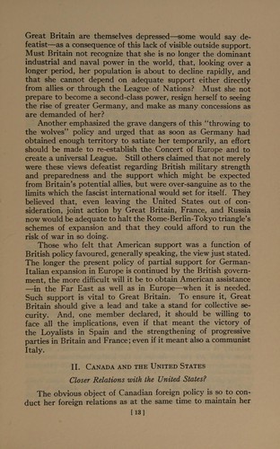 The United States and the Commonwealth