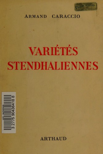 Variétés stendhaliennes