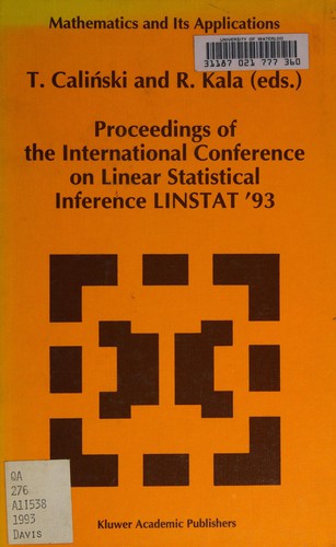 Proceedings of the International Conference on Linear Statistical Inference
