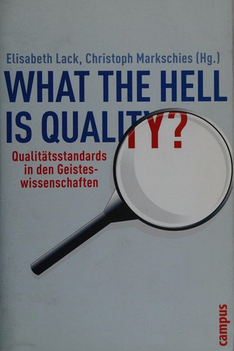 What the hell is quality?