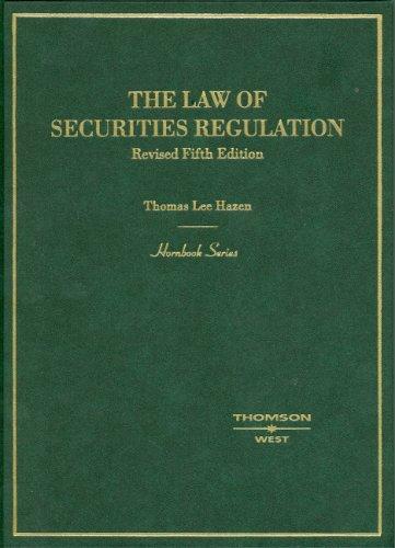 Hornbook on the Law of Securities Regulation
